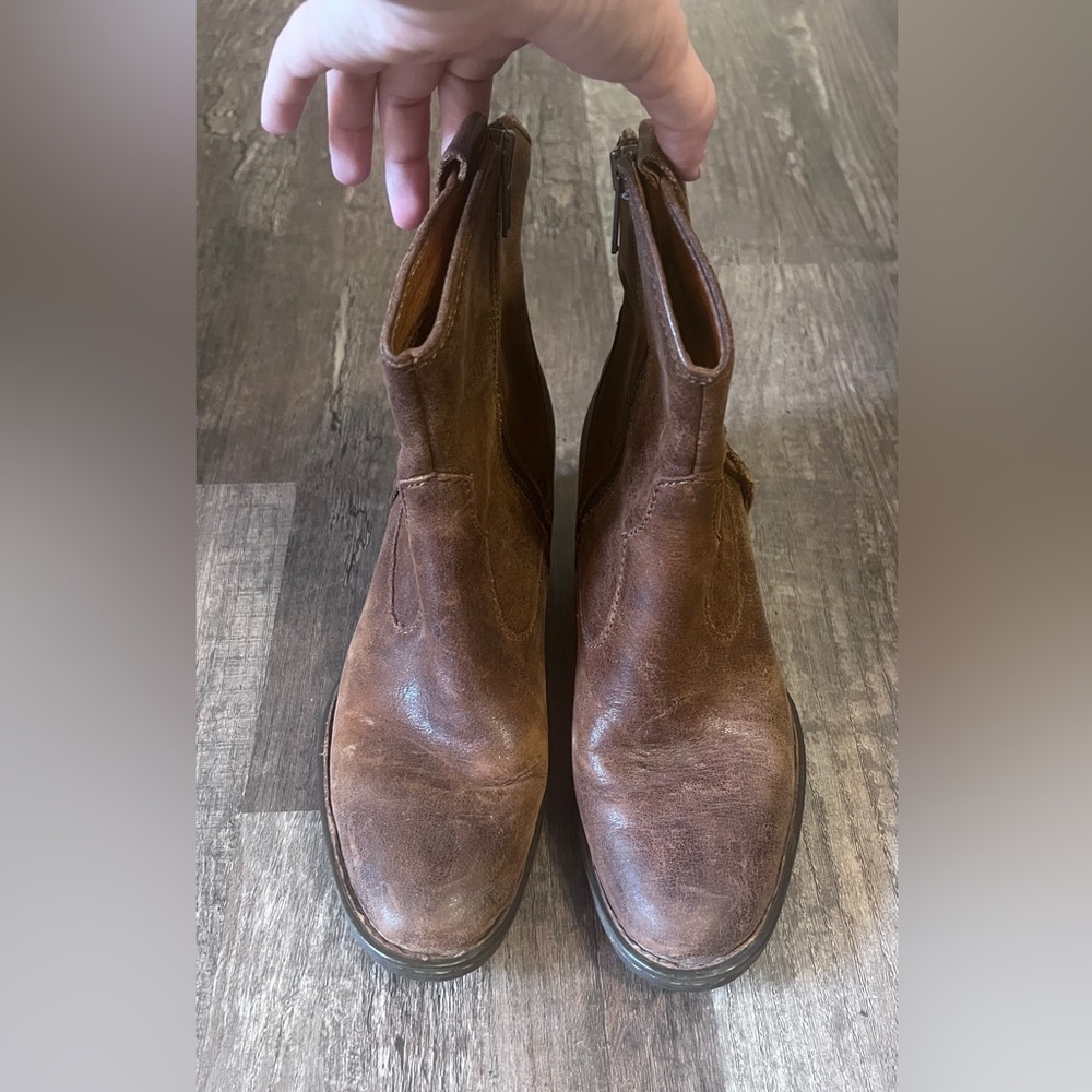 FINAL PRICE Born Leather Brown Boots - Picture 5 of 6